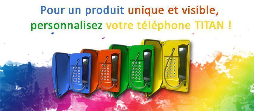 Nouveauté téléphone TITAN chez ae&t : le produit personnalisable !